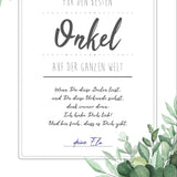 Urkunde für Onkel 2104006