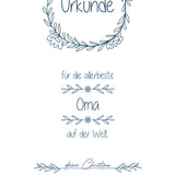 Urkunde für Oma 2104020