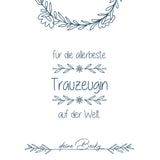 Urkunde für Trauzeugin 2104024