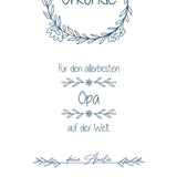 Urkunde für Opa 2104026