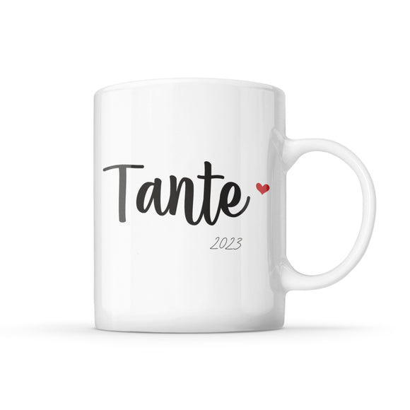 für die werdende Tante - Überraschung - Tasse - 2202020